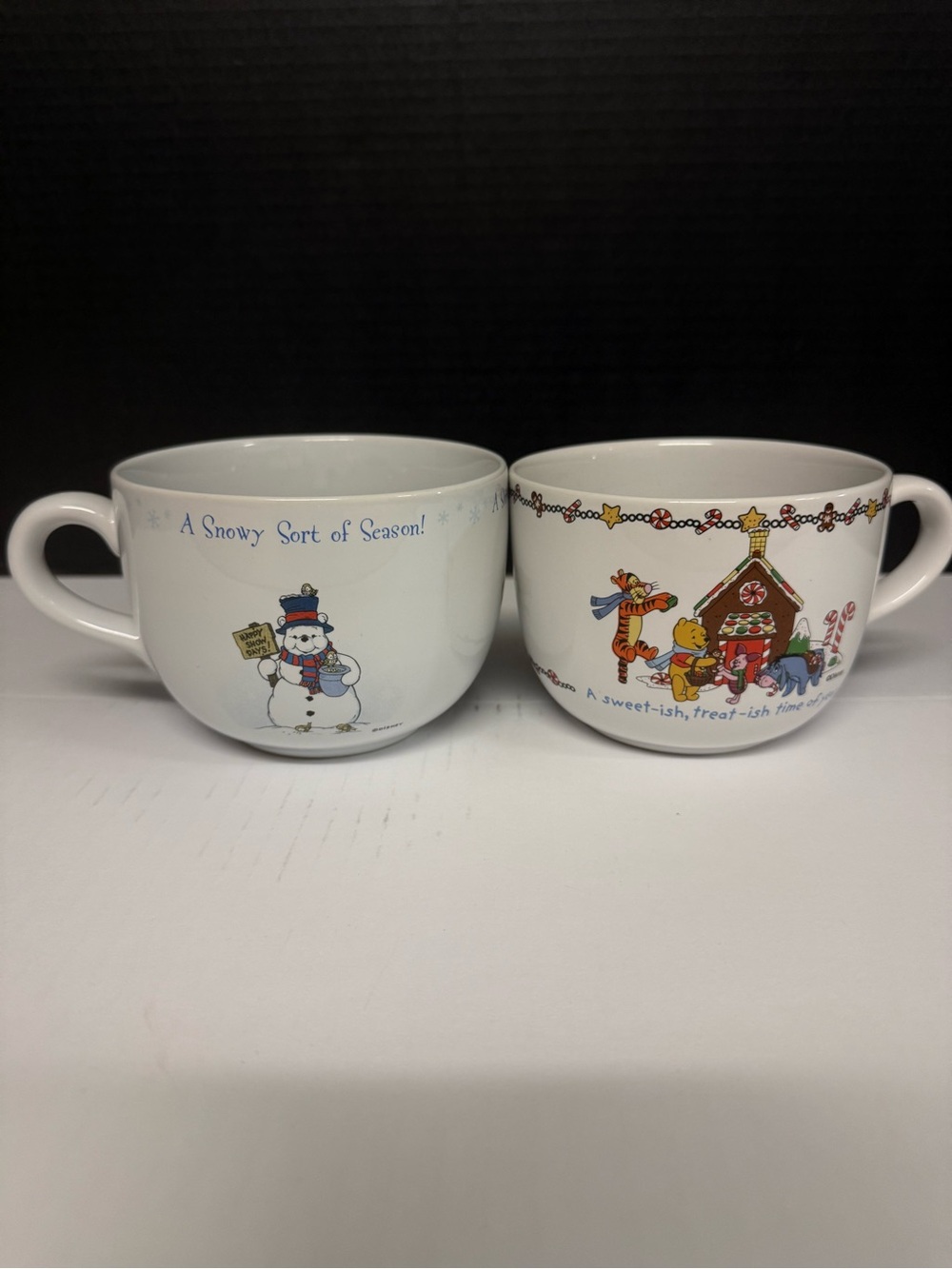 Winnie the Pooh Holiday Mugs